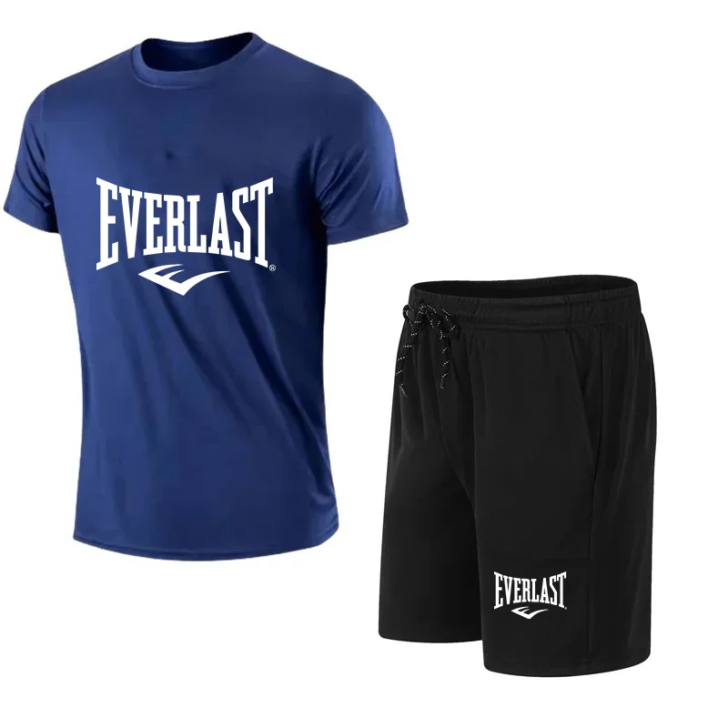 Summer Clothing Brands Men - 2026 Men's Summer T-Shirt+Shorts 2-Piece Set,