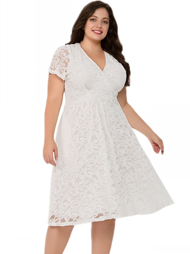 Summer Clothing Bundle - XL-5XL Plus Size Clothes Lace Dresses