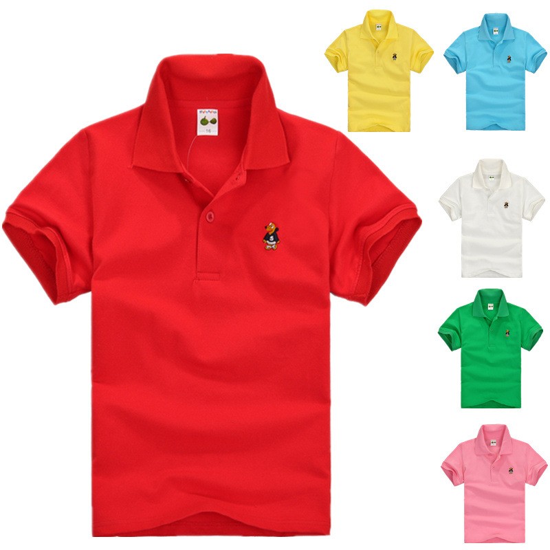 Summer Clothing For Babies - Summer Teenager POLO Shirts 3-14Yrs Children