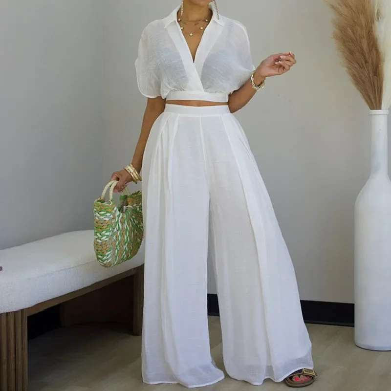 Solid Loose Casual 2 Piece Set - Summer Clothing Bundle recension och pris
