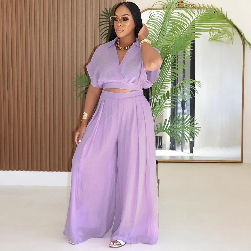 Solid Loose Casual 2 Piece Set - Summer Clothing Bundle recension och pris