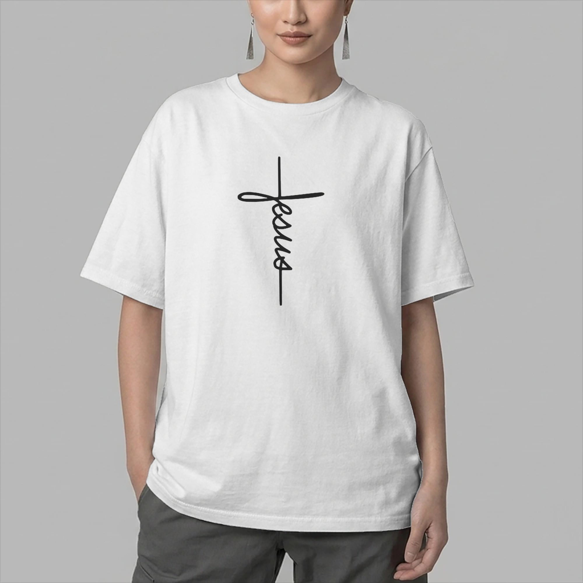 Men T-Shirts Jesus Name as a C - Summer Clothing Names recension och pris