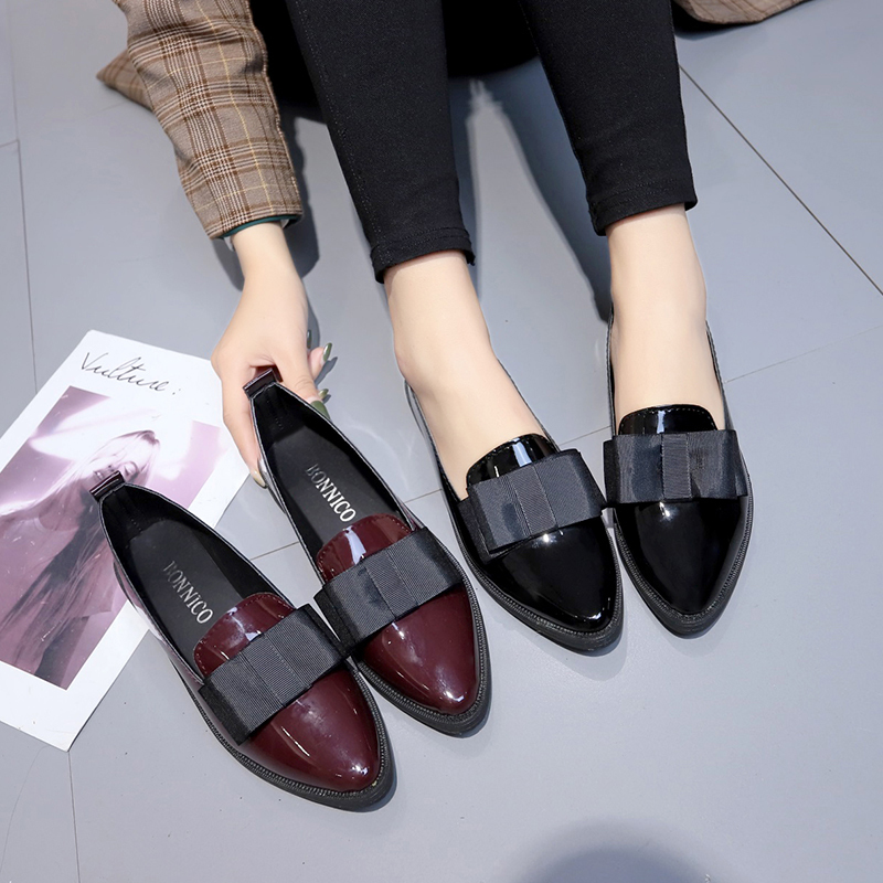 Black/ Wine Red Patent Leather - Summer Clothing Ladies recension och pris