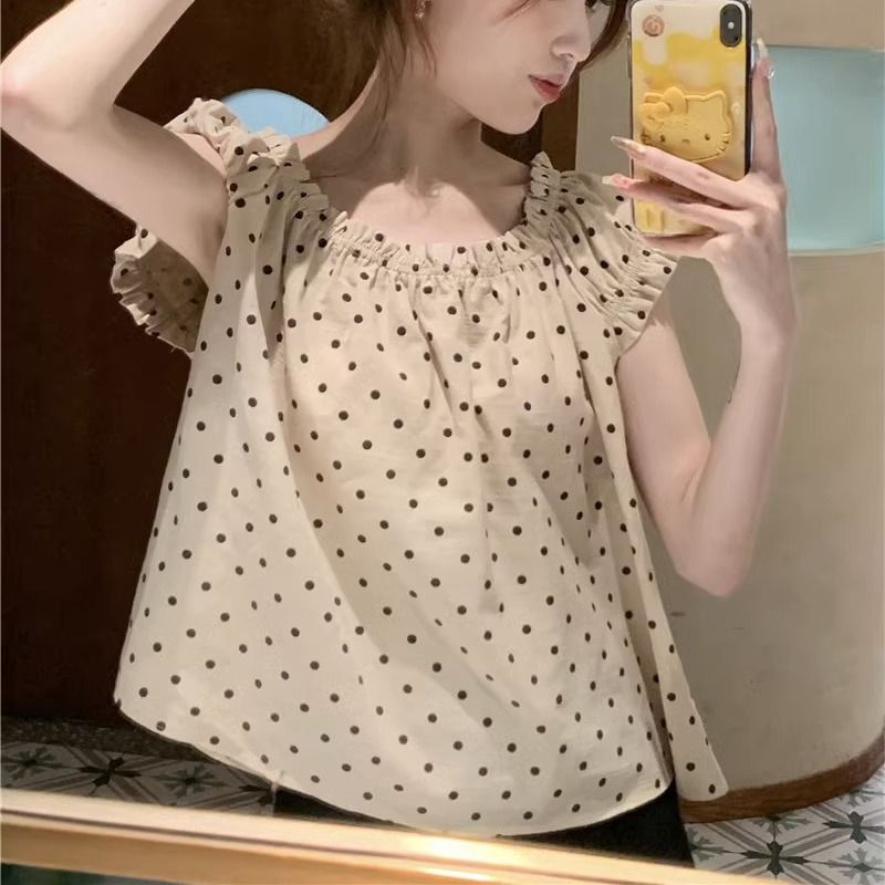 Korean Temperament Polka Dot L - Summer Youth Clothing recension och pris