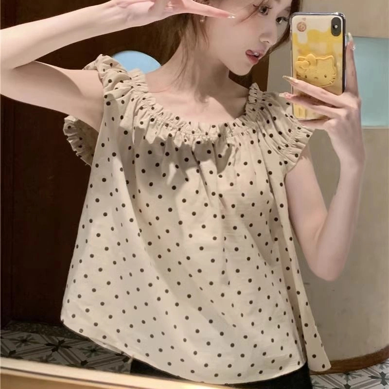 Korean Temperament Polka Dot L - Summer Youth Clothing recension och pris