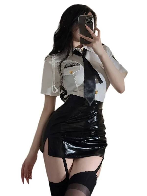 Sexy Flight Attendant Clothes  - Summer Clothing Bundle recension och pris
