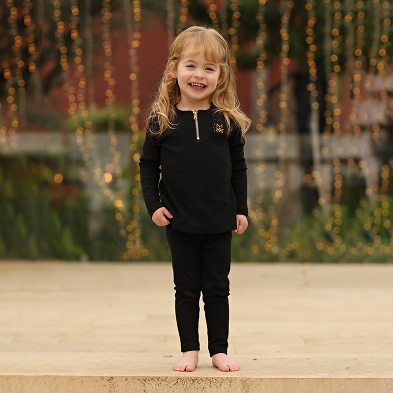 Summer Black Ribbed Family Mat - Summer Clothing For Babies recension och pris