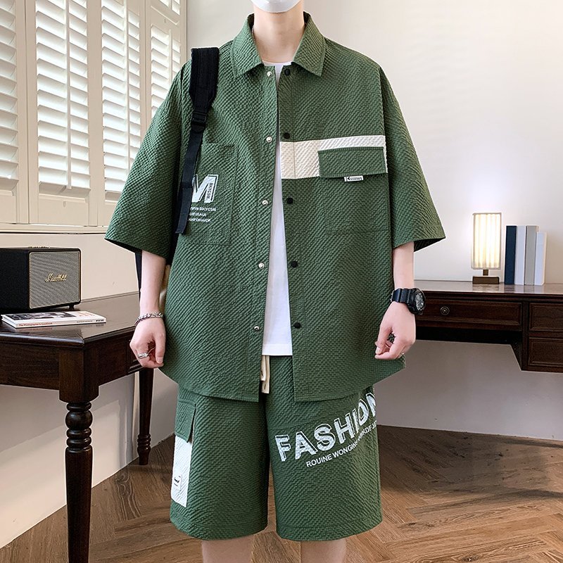 Fashion Men's Sets Top Shirts  - Summer Youth Clothing recension och pris