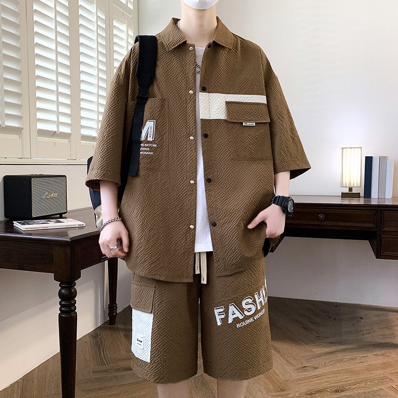 Fashion Men's Sets Top Shirts  - Summer Youth Clothing recension och pris