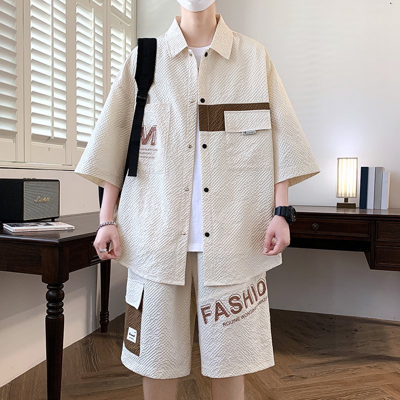 Fashion Men's Sets Top Shirts  - Summer Youth Clothing recension och pris