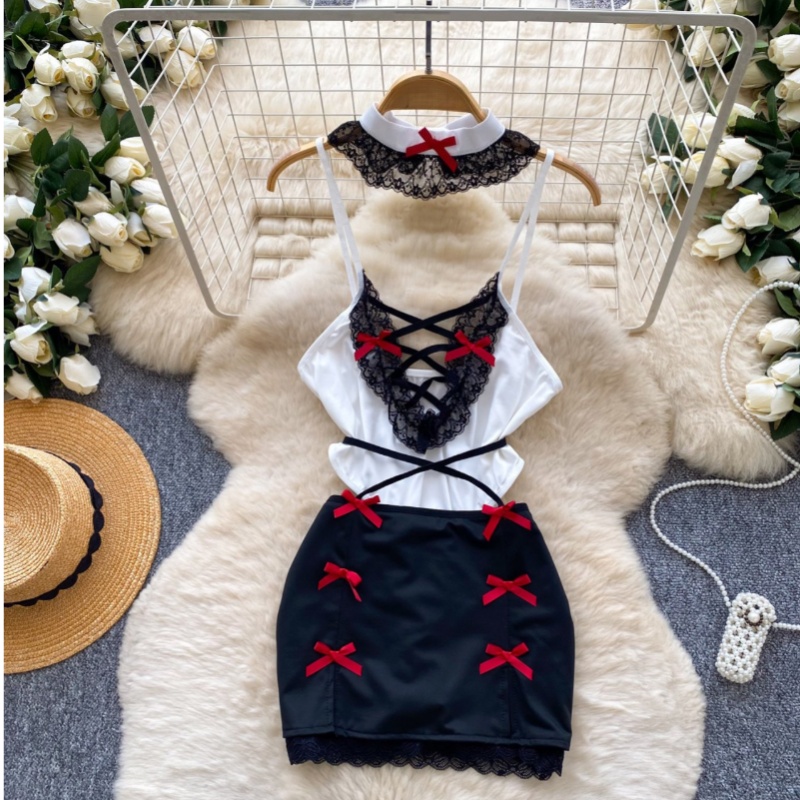 Women 2 Piece Sets Hollow Back - Summer Clothing Bundle recension och pris