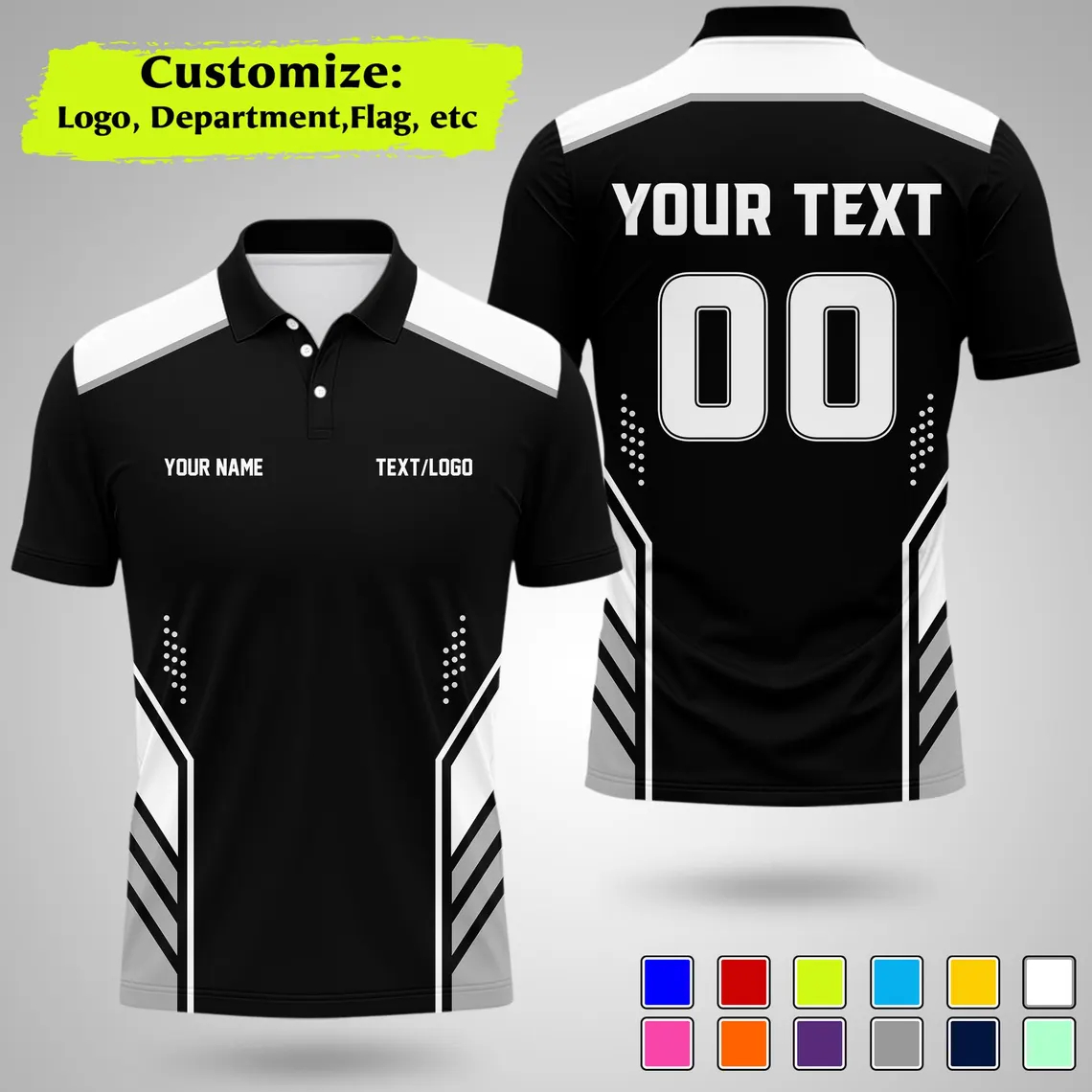 New Personalized Team Polo Shi - Summer Clothing Names recension och pris