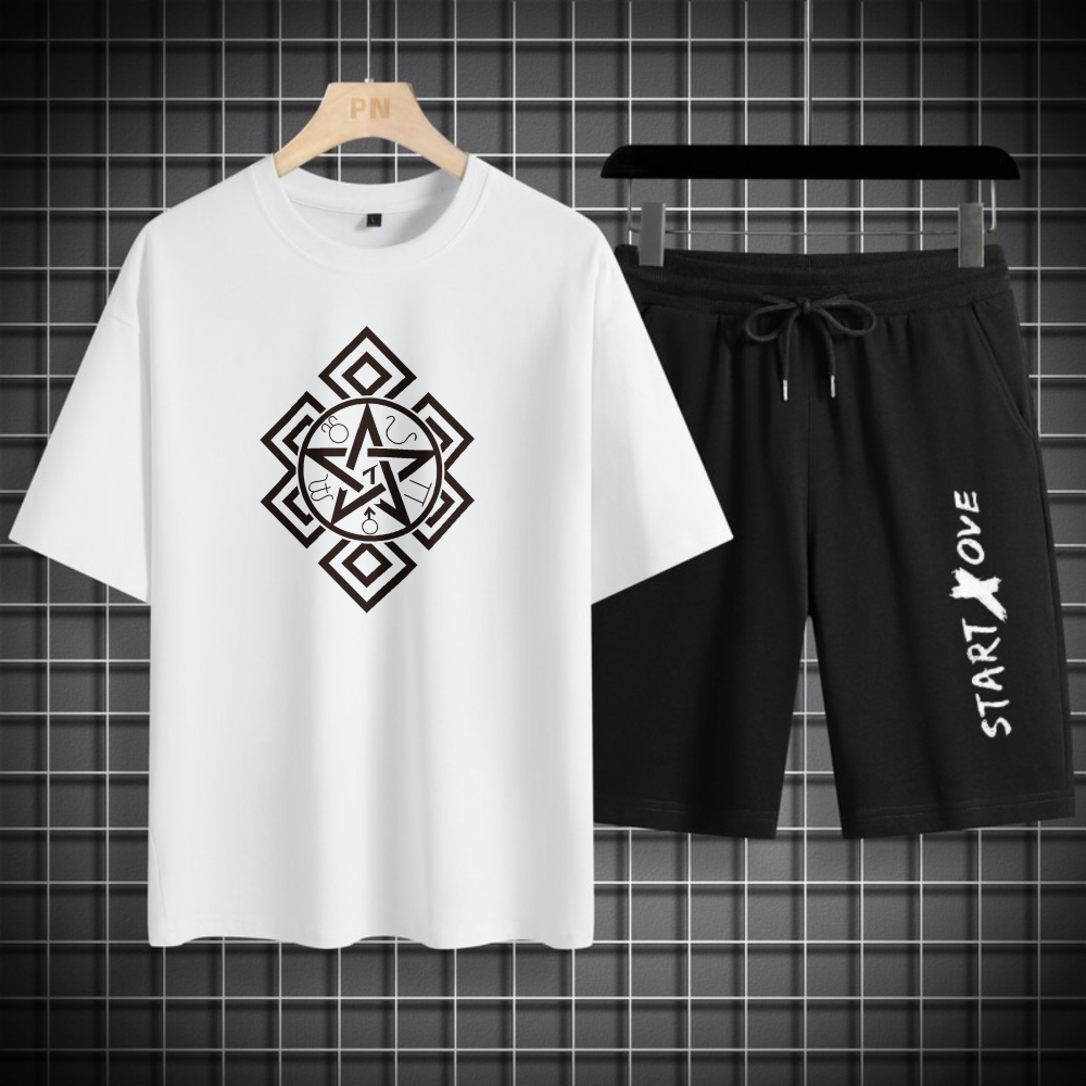 1pcs Men's t-shirt Sets 2026 S - Summer Youth Clothing recension och pris