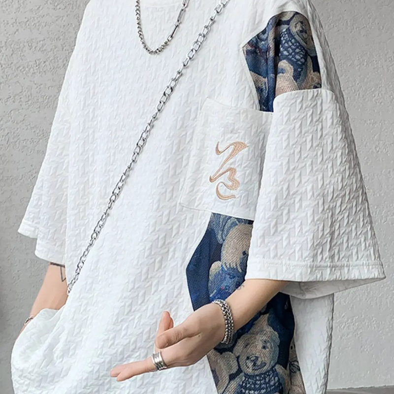 Baggy Tops Men's T-shirt O Nec - Summer Clothing Trends 2025 recension och pris
