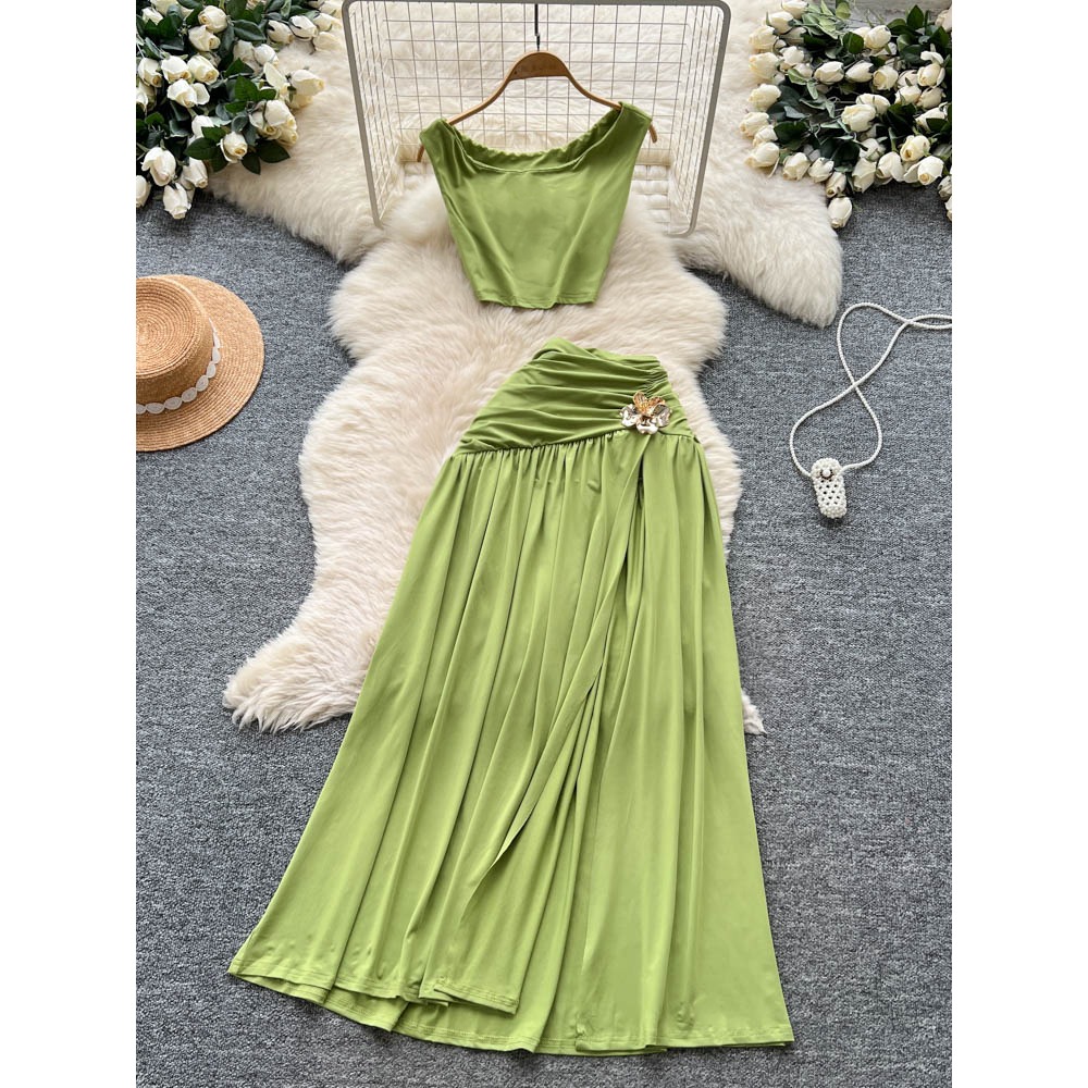 Chic vintage sleeveless split  - Summer Clothing Vintage recension och pris