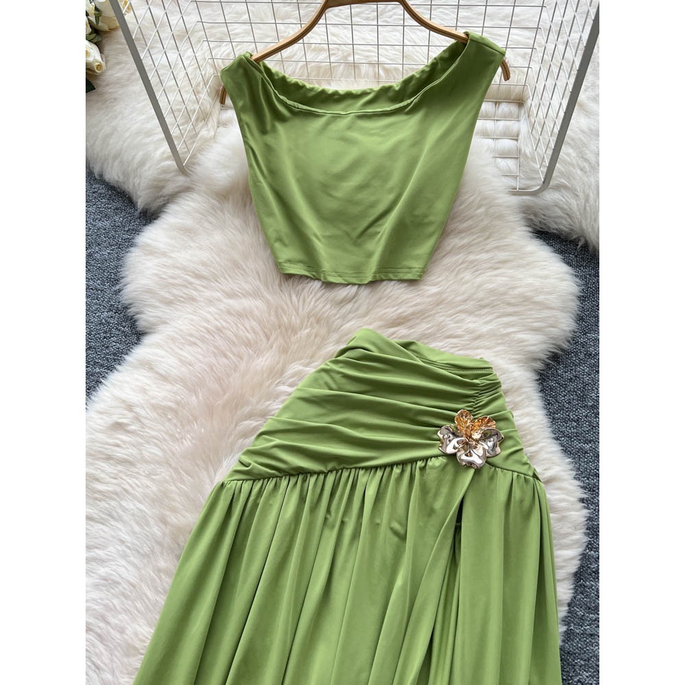 Chic vintage sleeveless split  - Summer Clothing Vintage recension och pris
