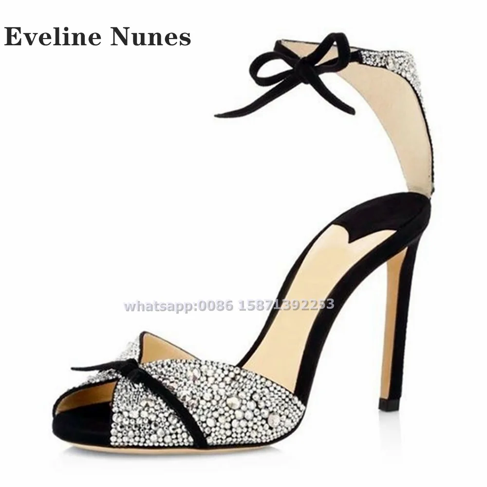 Bow Rhinestone Ankle Strap San - Summer Clothing Ladies recension och pris