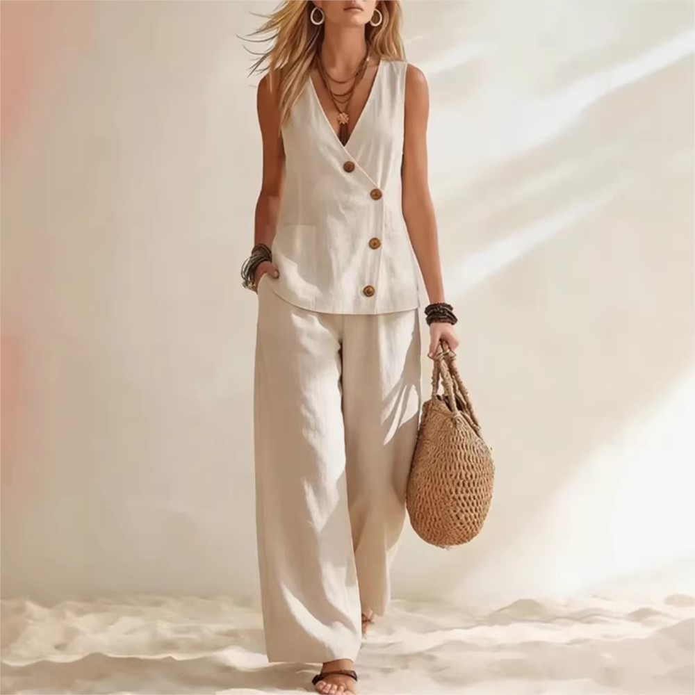 Fashion Deep V-neck Sleeveless - Summer Zara recension och pris
