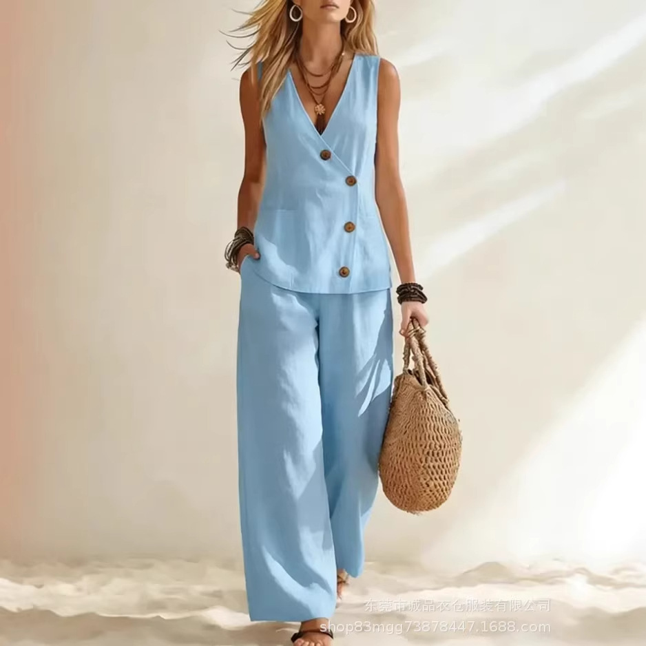 Fashion Deep V-neck Sleeveless - Summer Zara recension och pris
