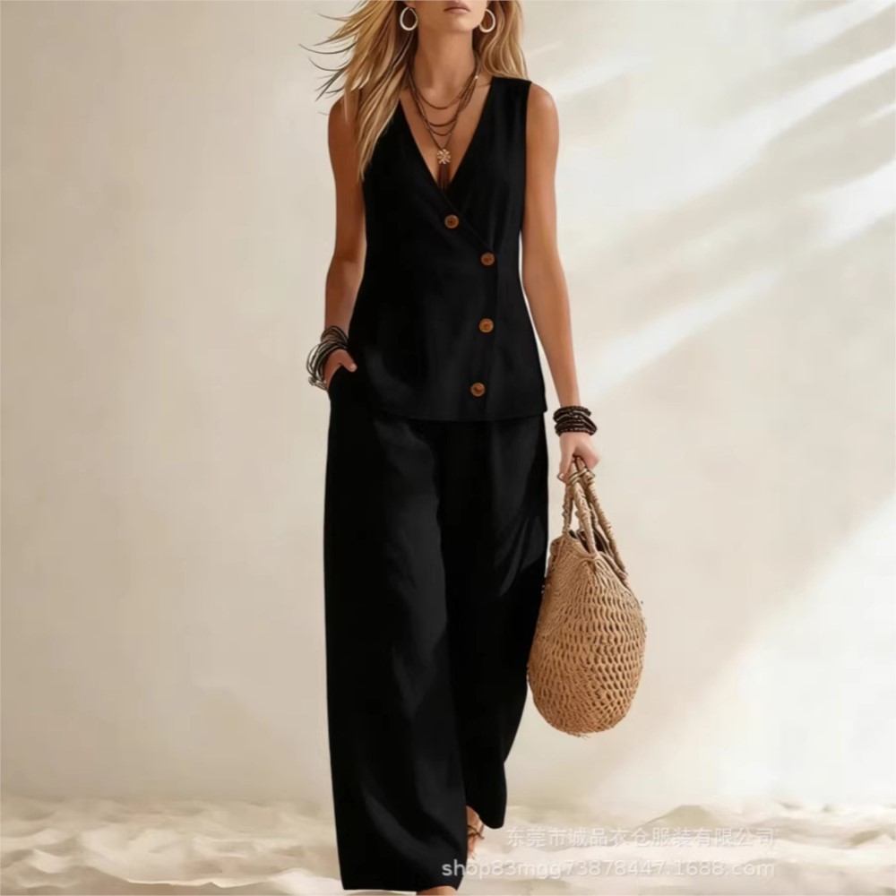 Fashion Deep V-neck Sleeveless - Summer Zara recension och pris