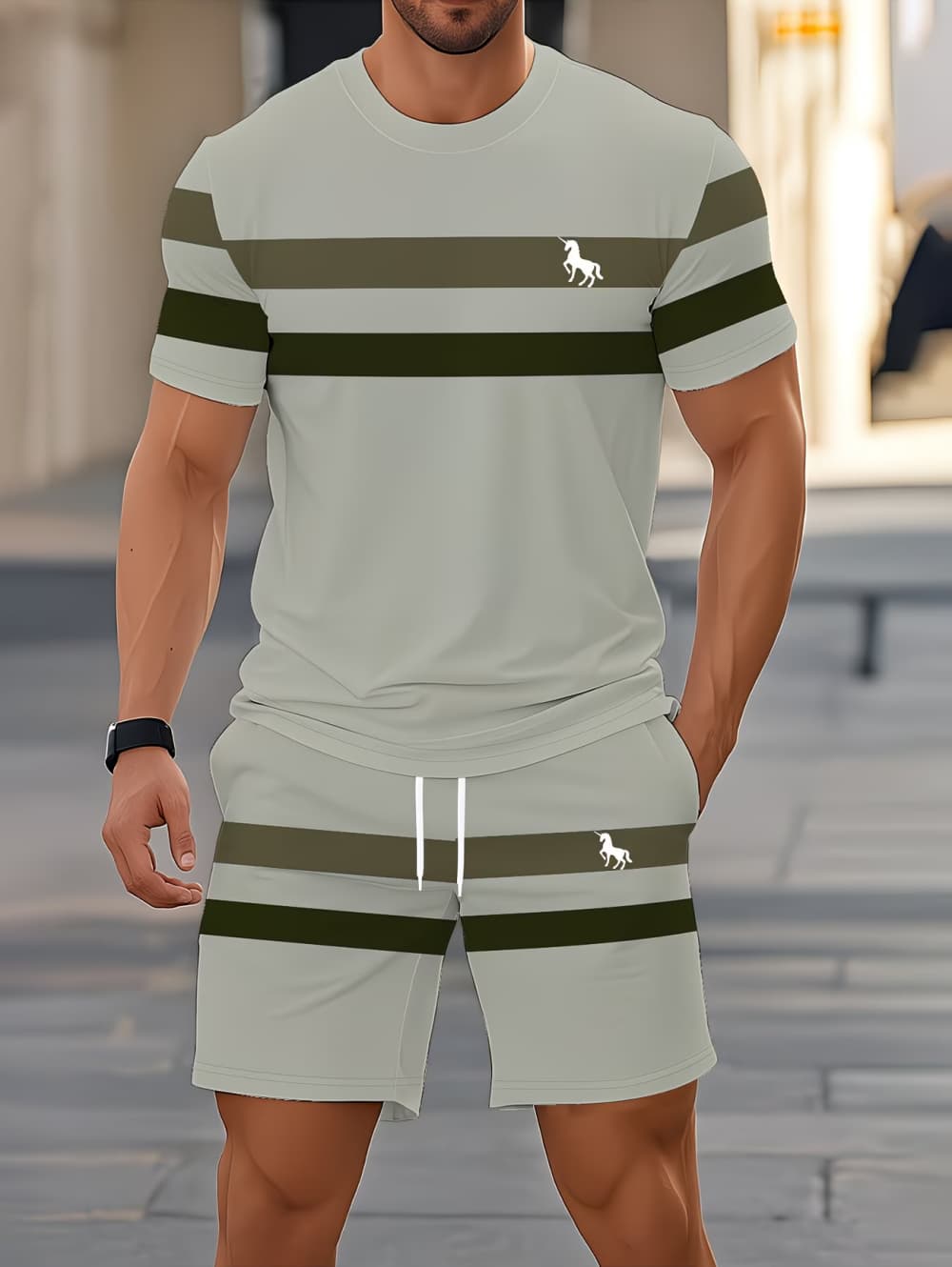 Men's Summer Sets Funny 3D Str - Summer Youth Clothing recension och pris