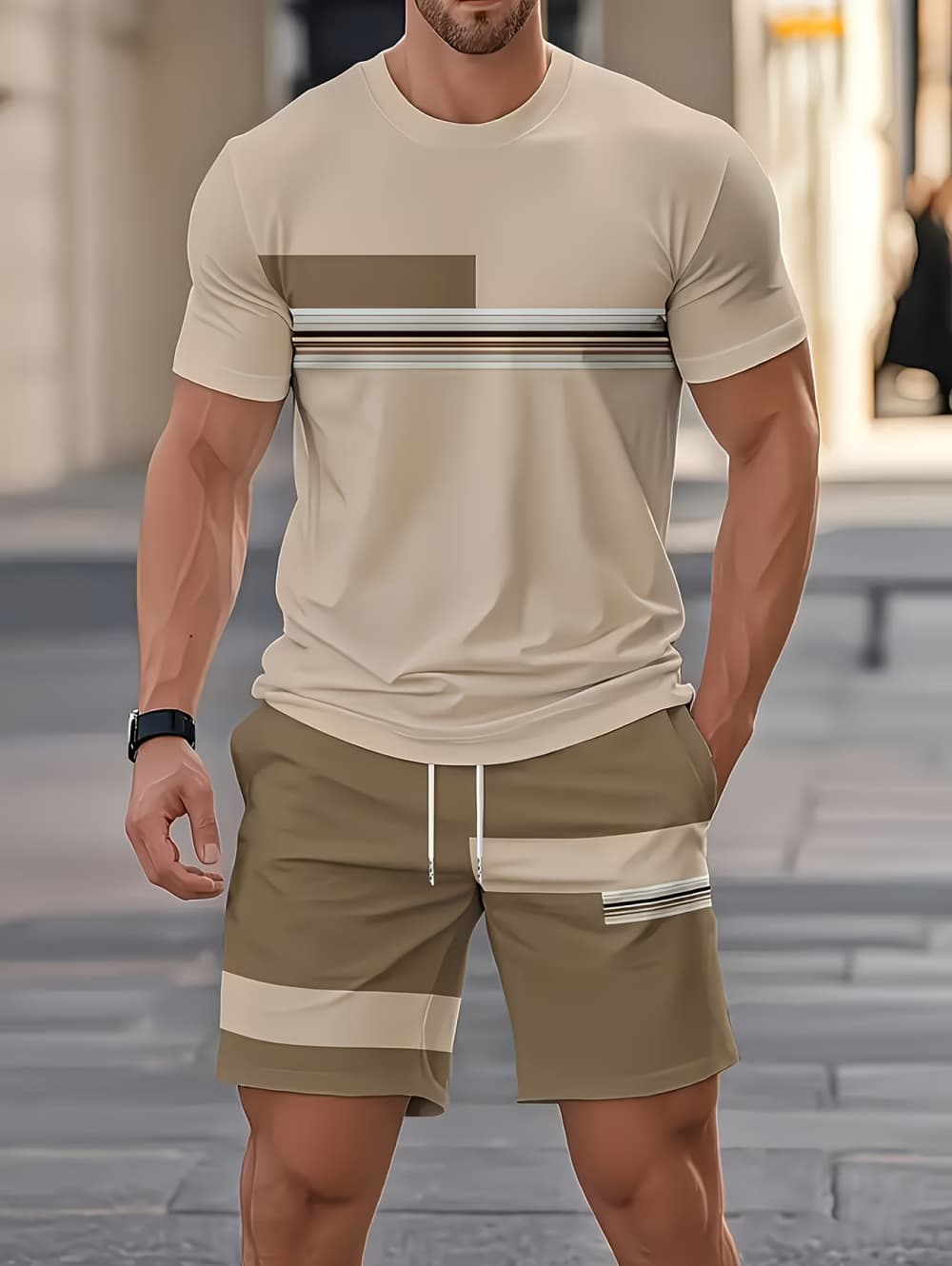 Men's Summer Sets Funny 3D Str - Summer Youth Clothing recension och pris