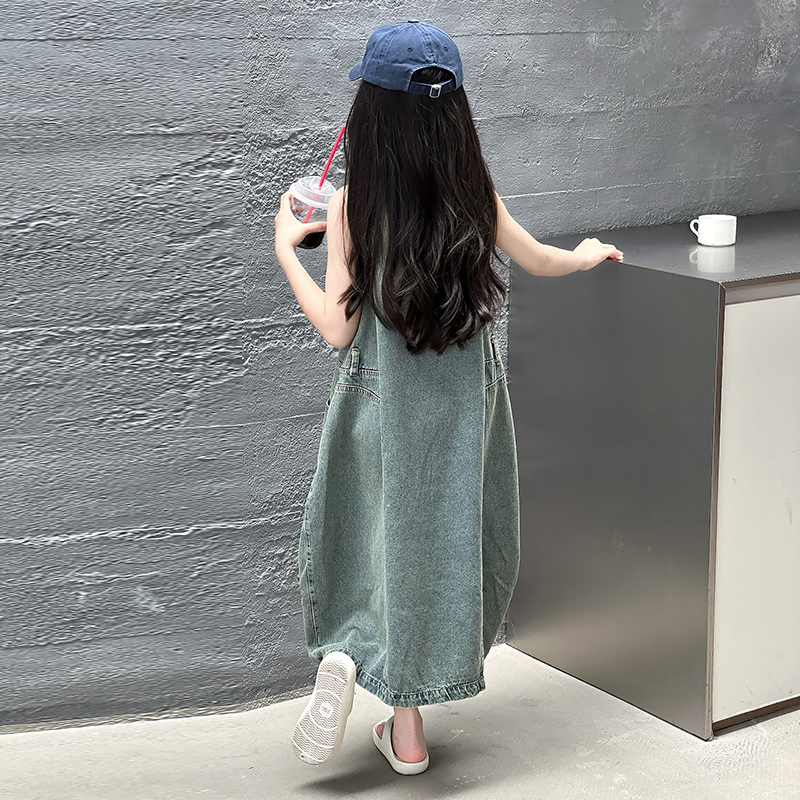 Vintage Blue Children Girls Hi - Summer Clothing Vintage recension och pris