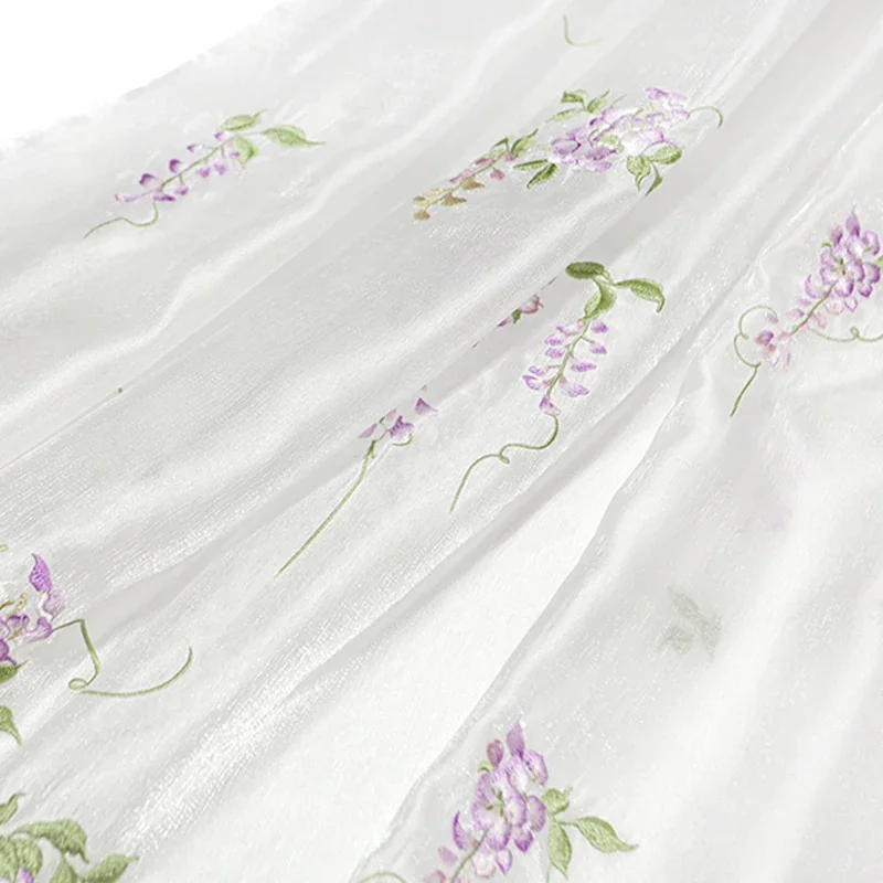 Wisteria Embroidery Fabric DIY - Summer Clothing For Babies recension och pris