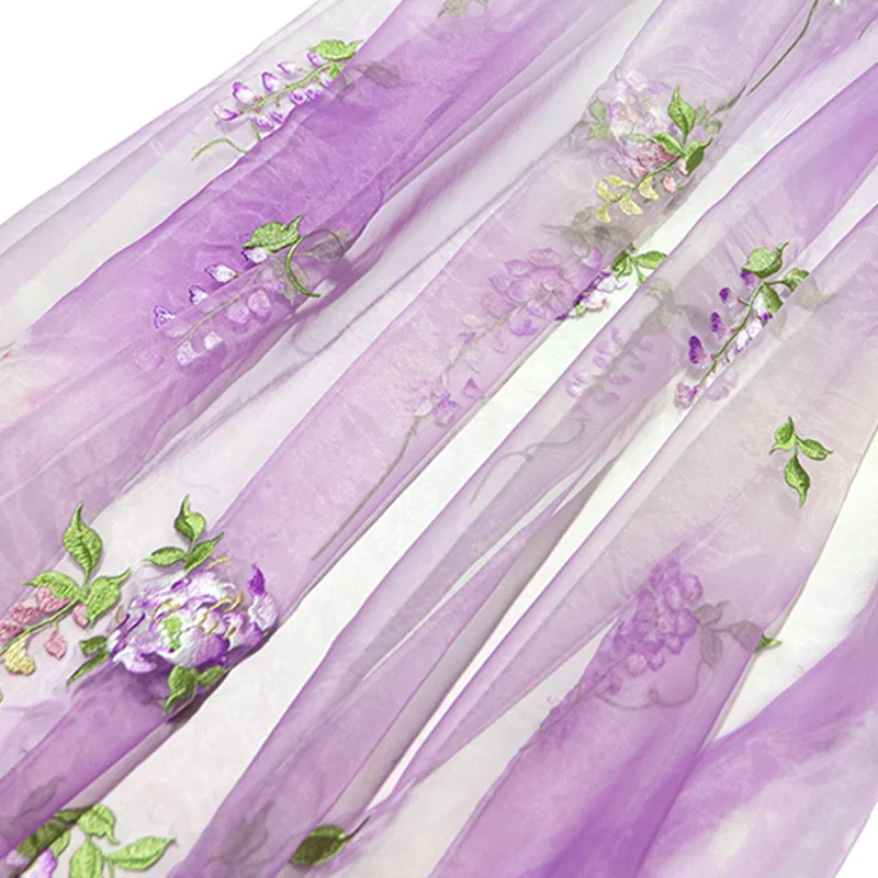 Wisteria Embroidery Fabric DIY - Summer Clothing For Babies recension och pris