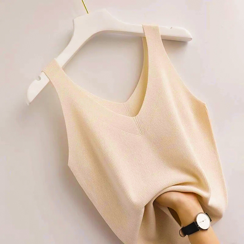Knitting Vintage Tank Top V-Ne - Summer Zara recension och pris