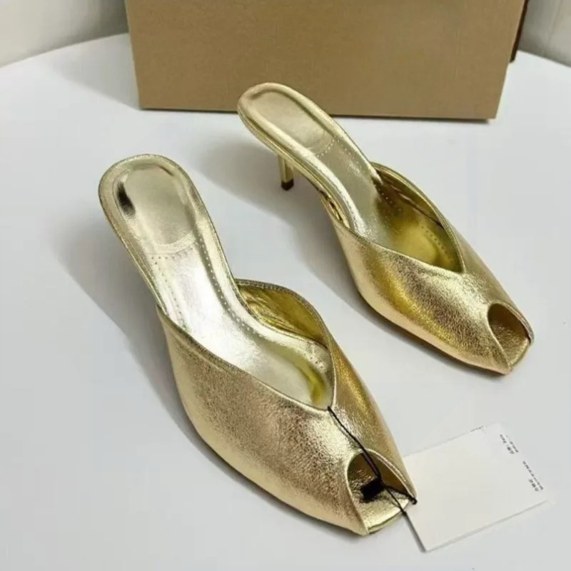 Women's Pumps Designer Gold Wo - Summer Clothing Ladies recension och pris