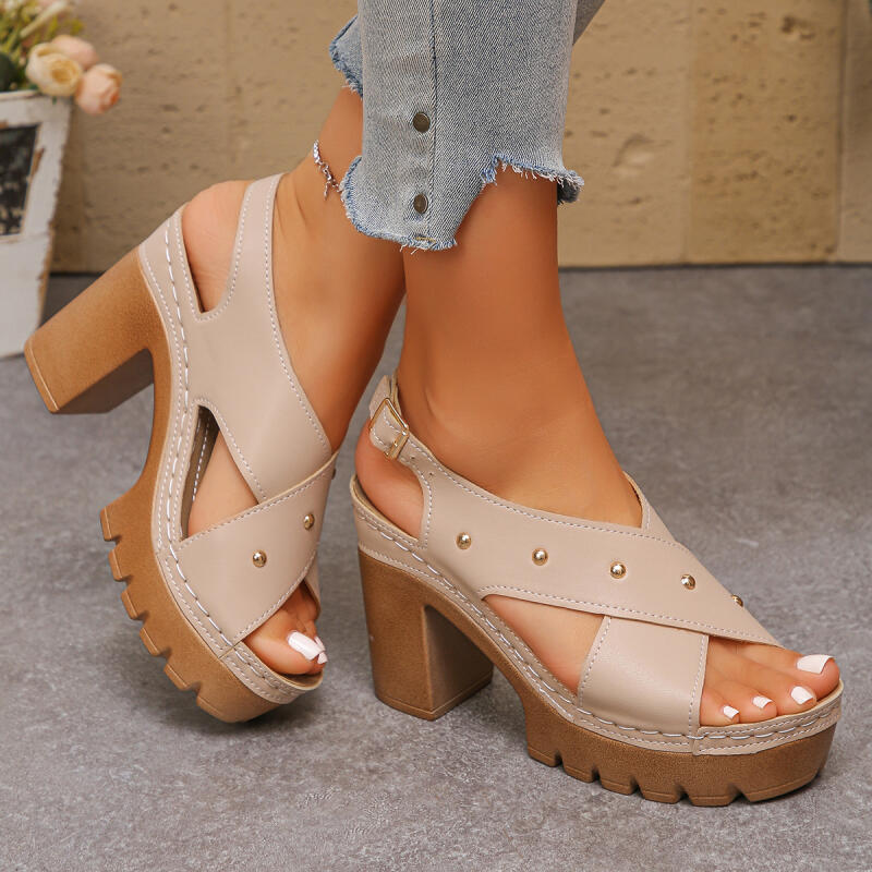 Vintage Super High Heel Cross  - Summer Clothing Ladies recension och pris