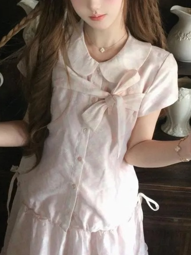 Japanese Vintage Sweet Bow Pet - Summer Clothing Bundle recension och pris